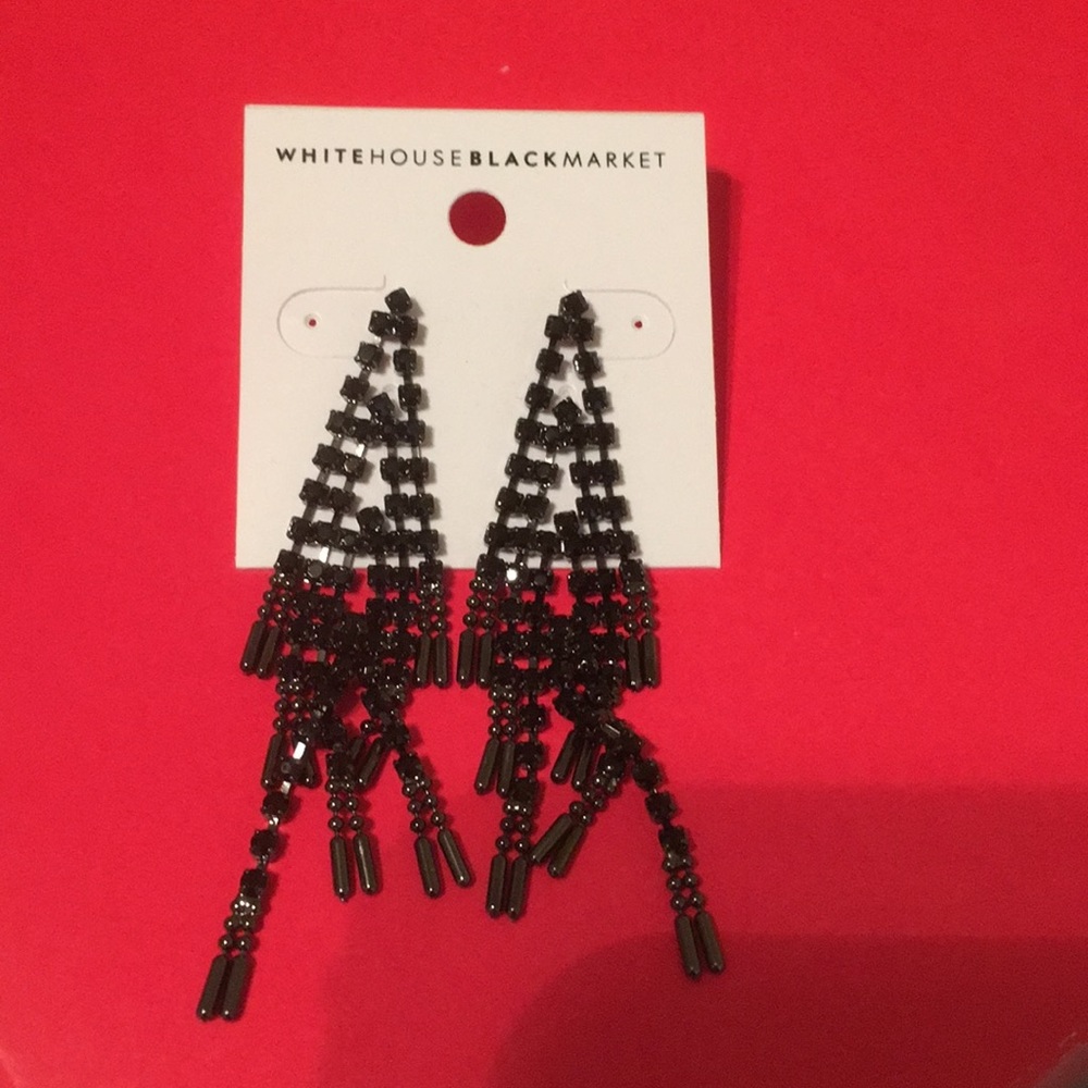 WHBM BLACK dangle earrings